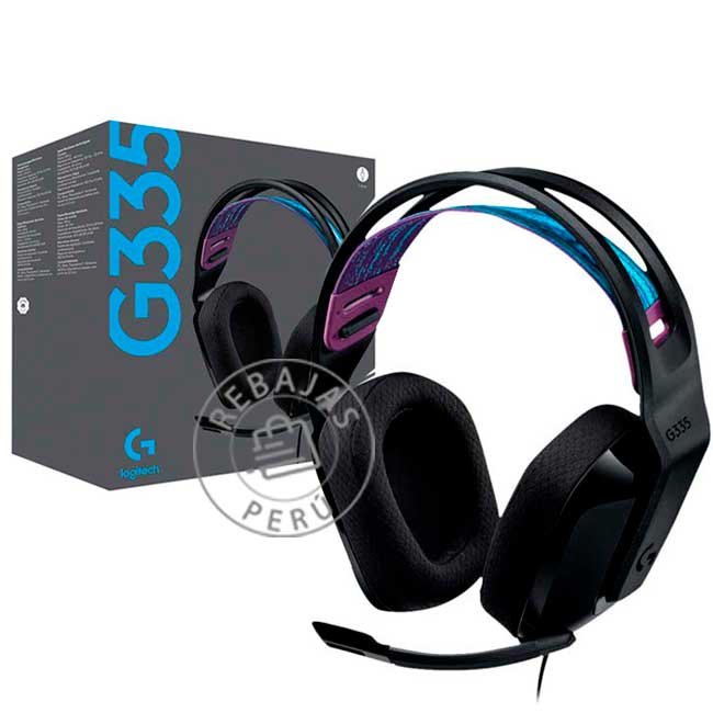Logitech G335 el Audífono Gamer con Micrófono y Conexión 3.5 mm