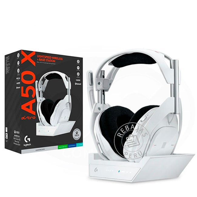 Audífonos Astro A50 X LIGHTSPEED Blanco con Micrófono