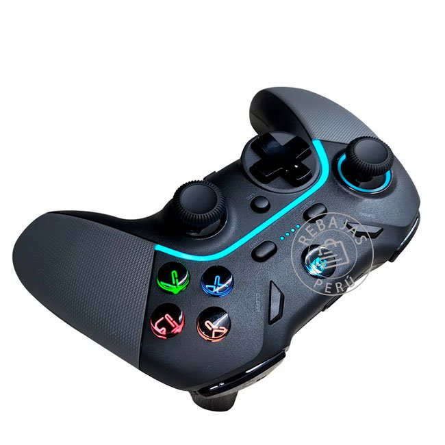 Gamepad Redragon HARROW PRO G808PRO Inalámbrico 2.4GHz con Vibración, LED y Triggers Sensitivos para PC y PS3