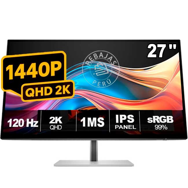 Monitor HP Series 7 Pro 27" QHD IPS 120Hz HDR400 USB-C FreeSync