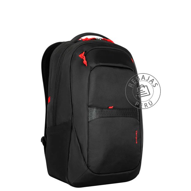Mochila Targus Strike II Gaming para Laptop 17.3" – Negra, Resistente, Ideal para Gamers (TBB639GL)