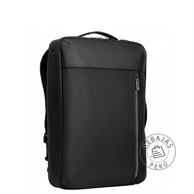 Mochila Targus Urban Convertible 15.6" Negra | 3 en 1 para Laptop y Oficina