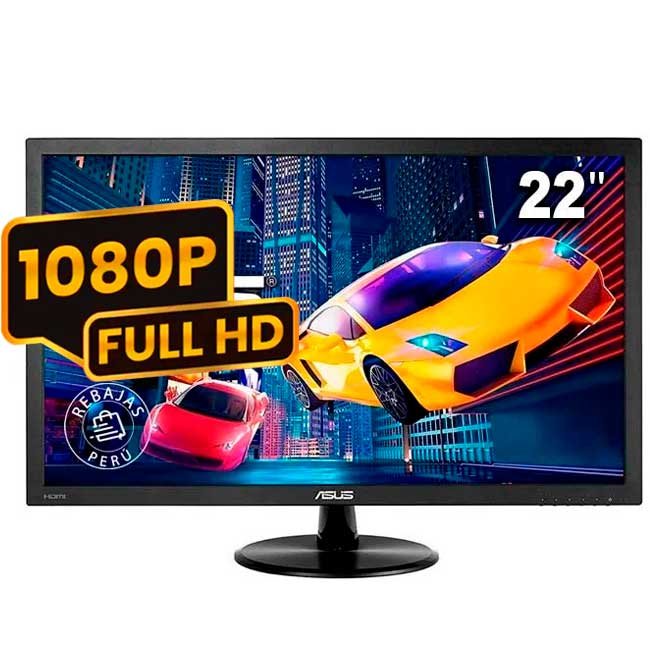 Monitor ASUS VP228HE 21.5" FHD TN 1ms HDMI VGA Eye Care Altavoces VESA 60Hz