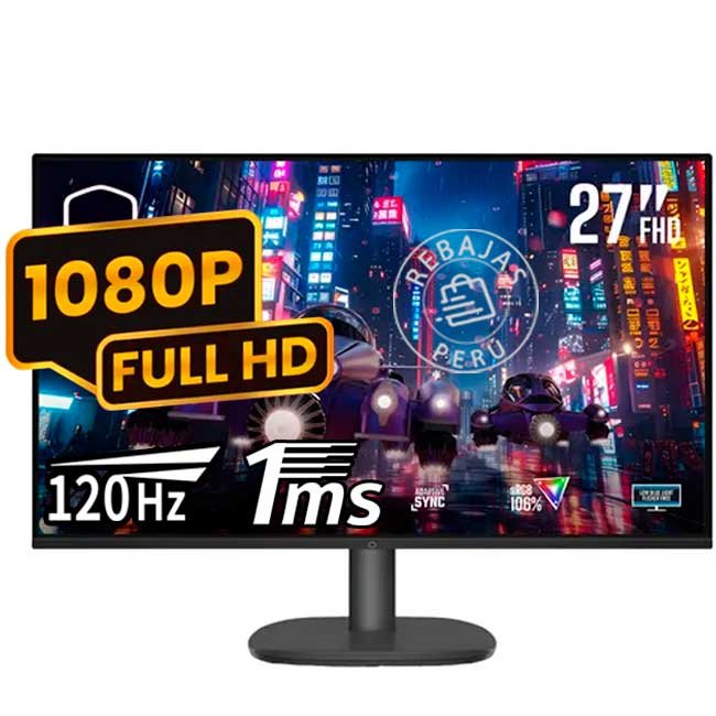 Monitor Cooler Master GA27-FC 27" IPS FHD 120Hz Monitor con Adaptive Sync