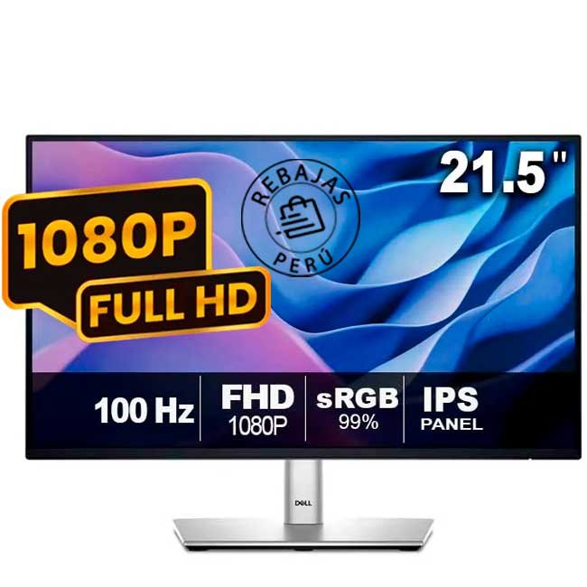 Monitor Dell P2225H 21.5” Full HD IPS 100Hz USB-C Ajustable VESA