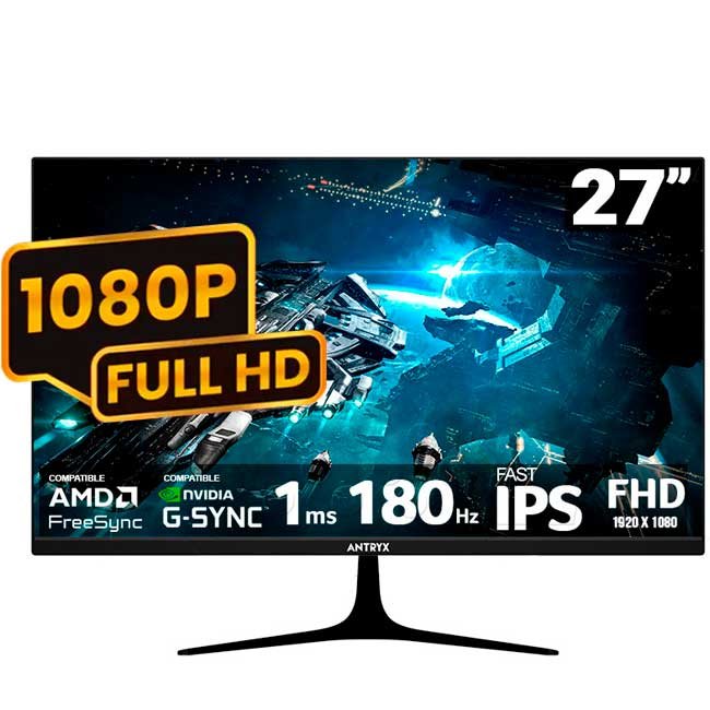 Monitor Gaming Antryx Xtreme Vision IPX2712FGTL – 27" Fast IPS, FHD 180Hz, 1ms, G-Sync