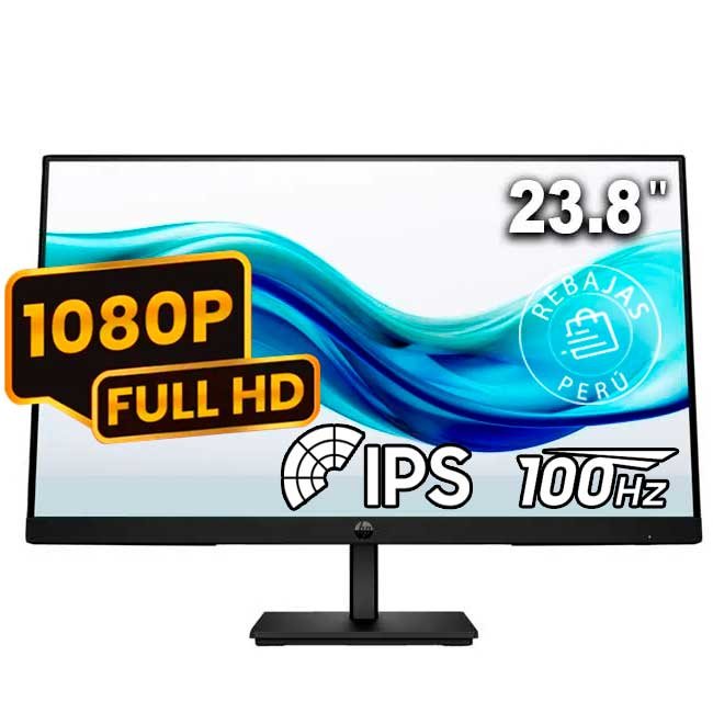 Monitor HP Serie 3 Pro 324pf 23.8” FHD 1920x1080 5ms HDMI VGA 100Hz