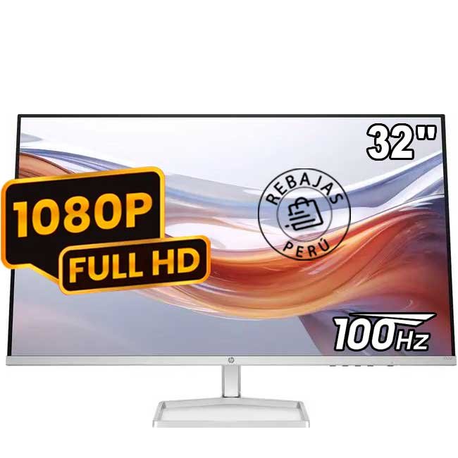 Monitor HP Series 5 31.5'' FHD 100Hz | Alta Definición y Confort Visual