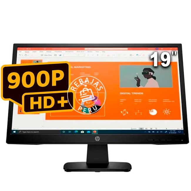 Monitor HP V194 18.5” HD LED TN 1366x768 5ms VGA 