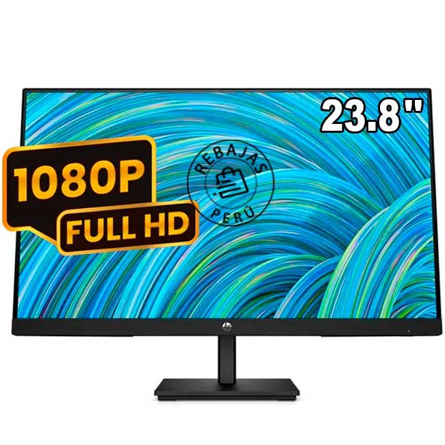 Monitor HP V24v G5 de 23.8'' FHD, Panel VA, 75Hz, HDMI/VGA, FreeSync y Montaje VESA