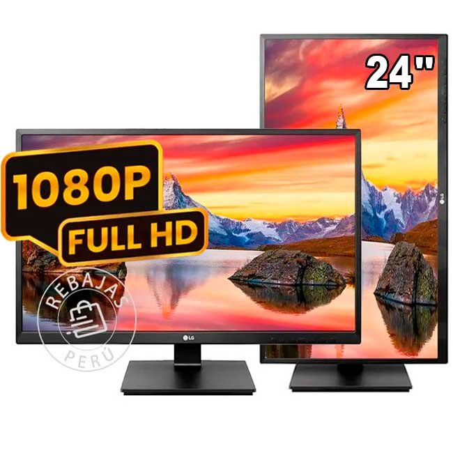 Monitor LG 24BK550Y-B 24'' IPS Full HD | HDMI, DisplayPort, Pivot USB Profesionales