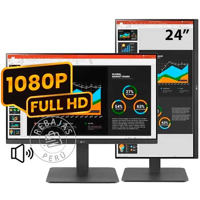 Monitor LG 24BR650B 23.8" IPS Full HD con USB-C, HDMI y Ergonomía Profesional