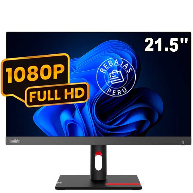 Monitor Lenovo ThinkVision S22i-30 21.5” Full HD IPS 75Hz HDMI VGA Negro Gris