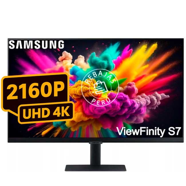 Monitor Samsung LS27D700EALXPE ViewFinity S7 27'' UHD 4K IPS | HDR10, 99% sRGB, DisplayPort & HDMI