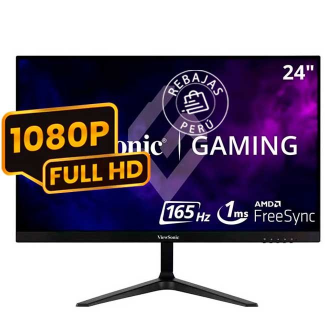 Monitor ViewSonic VX2418-P-MHD 23.8” FHD VA 165Hz 1ms FreeSync, HDMI, DisplayPort, Altavoces Integrados