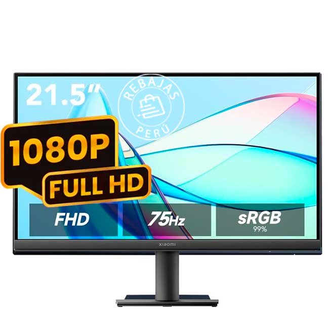 Monitor Xiaomi A22i 21.45” FHD VA 75Hz con HDMI