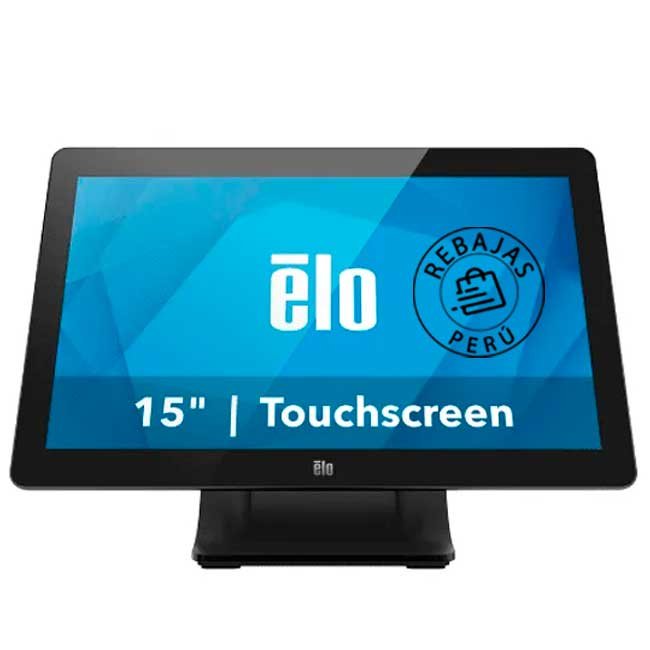 Monitor táctil Elo 1509L 15.6" IntelliTouch SAW, resolución 1366x768, pantalla LED resistente para retail y hospitalidad