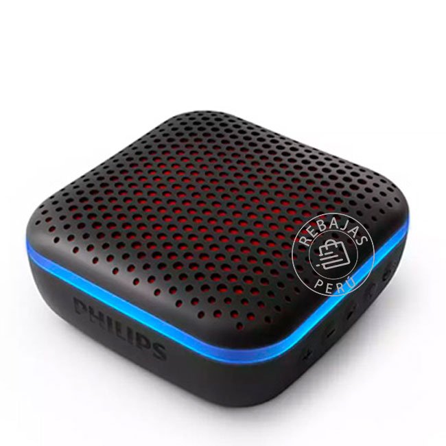 Parlante Bluetooth Philips TAS2505 | 10H de batería, IPX7, USB-C y micrófono
