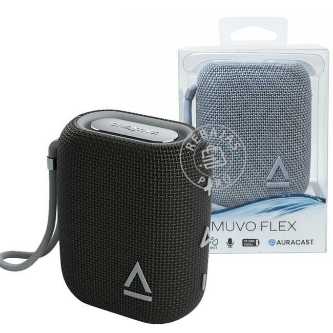 Parlante Creative Muvo Flex Auracast Resistente al Agua IP67, Sonido Potente y Conectividad Avanzada