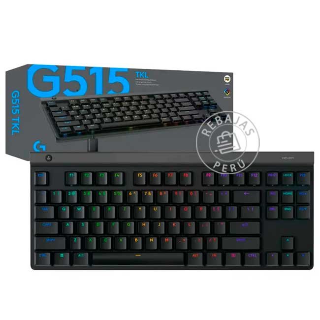 Teclado Logitech G G515 Tkl Versión Cableado Teclado Negro