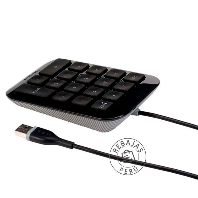 Teclado Numérico USB Targus AKP10US – 18 Teclas, Compatible con Windows, Mac y Chromebook