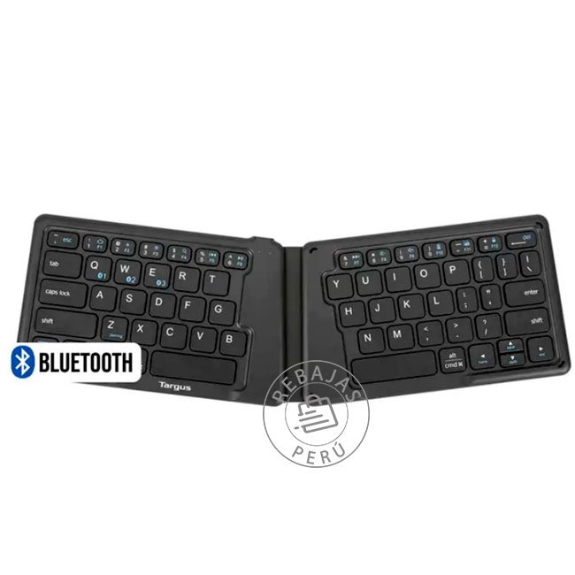Teclado Targus AKF003 Plegable Bluetooth Español Multi-Dispositivo Antimicrobiano