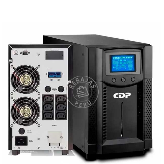 UPS CDP Online UPO11-3AXI 3000VA / 2700W 220V con Doble Conversión, LCD y Expansión de Batería