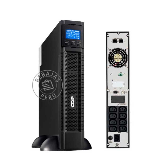 UPS Online CDP UPO11-2RTAXI 2000VA/2000W, Torre-Rack, 8 salidas IEC-C13, Panel LCD, Factor Potencia 1
