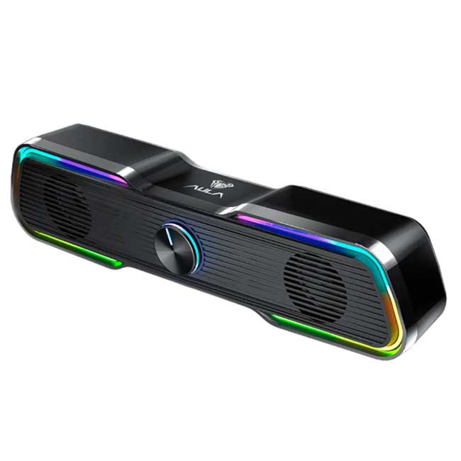 Parlante Bluetooth Aula N‑169B BT RGB 2.0 – USB + Jack 3.5 mm, 6 W RMS, Control Volumen