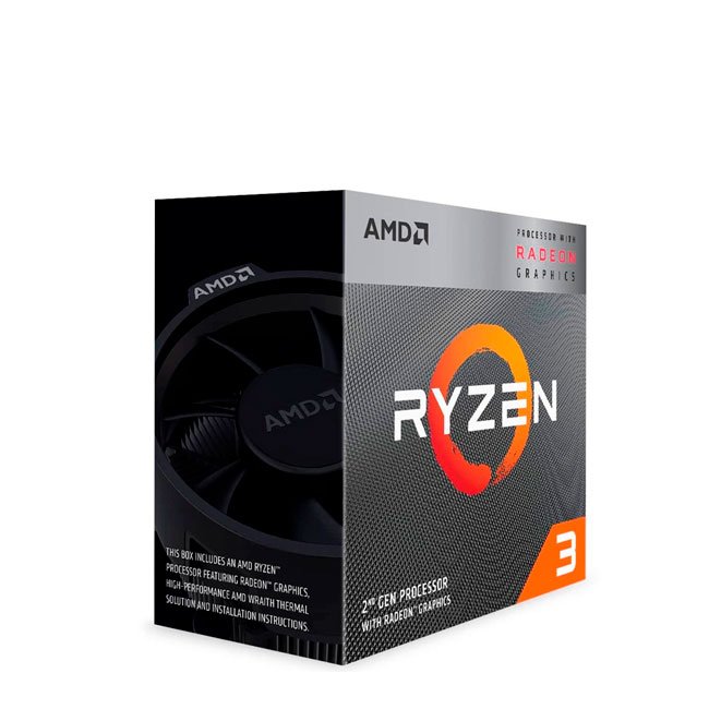 Procesador AMD Ryzen 3 3200G, 3.60GHz, 4MB L3, 4 Core, AM4, 14nm, 65 W.