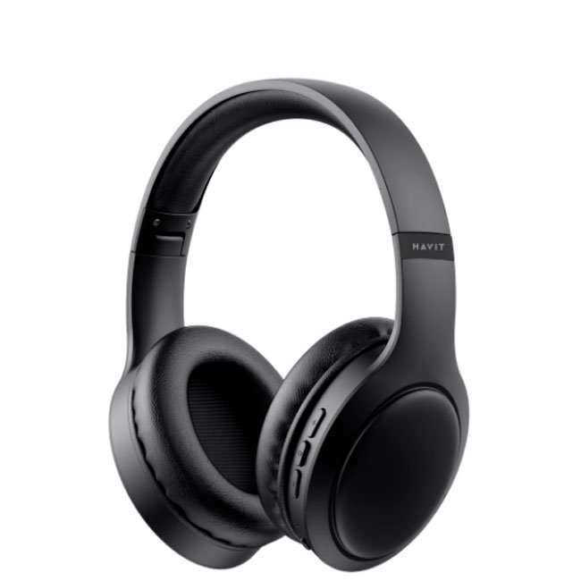 Audífono Inalámbrico HAVIT H633BT Negro | Bluetooth 5.1, 22h de batería, USB-C
