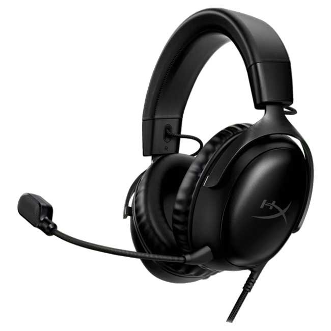 Audífonos HyperX Cloud III Black 727A8AA con sonido envolvente 7.1