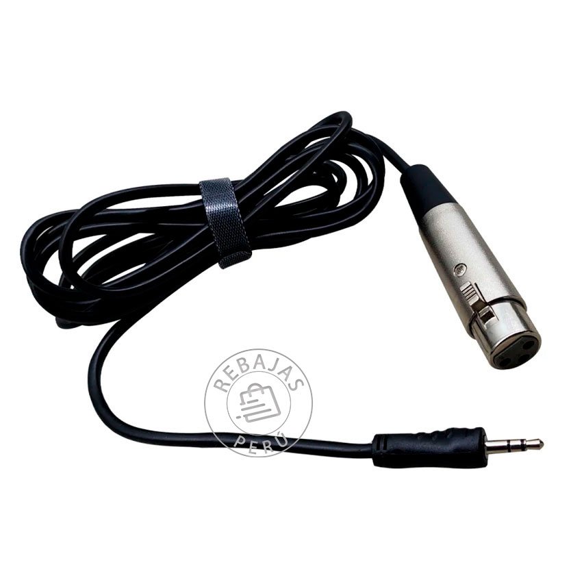Cable Fifine XLR a 3.5mm para Micrófono Audio Profesional Podcast Streaming