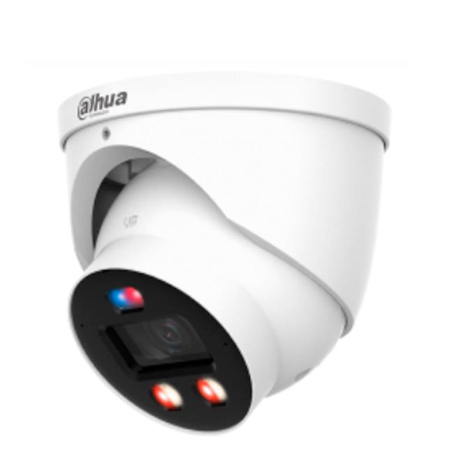 Cámara IP Dahua DH-IPC-HDW3449H-AS-PV-PRO 4MP Eyeball WizColor Doble Iluminación Inteligente con Disuasión Activa IP67