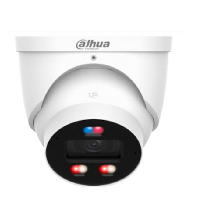 Cámara IP Dahua DH-IPC-HDW3849H-AS-PV-PRO 8MP Eyeball WizColor con Doble Luz Inteligente y Disuasión Activa