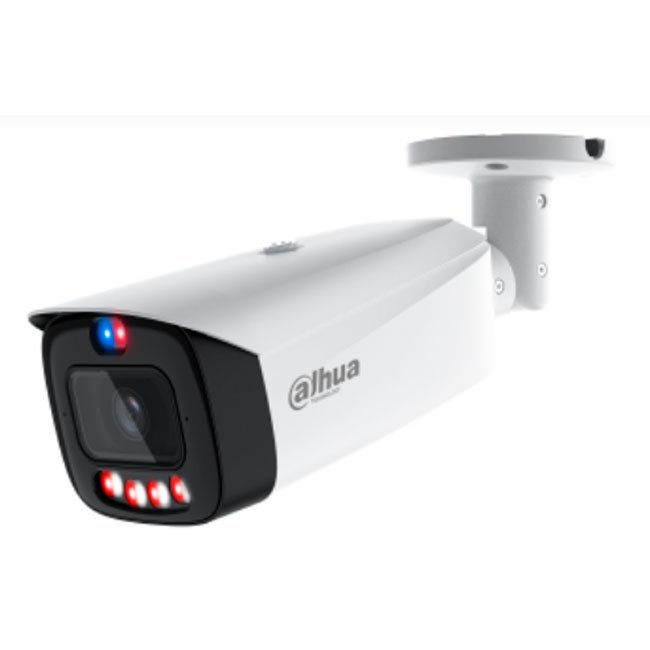 Cámara IP Dahua DH-IPC-HFW3449T1-AS-PV-PRO Tipo Bala 4MP WizColor TiOC Pro con Disuasión Activa