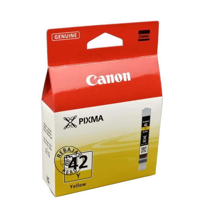 Tinta Canon CLI-42Y Yellow Original para Impresora PRO-100