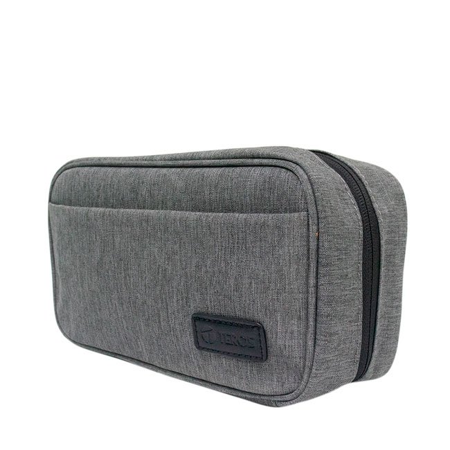 Cartuchera TEROS TE-ACS9014 Gris - Organizador y Portacables Práctico