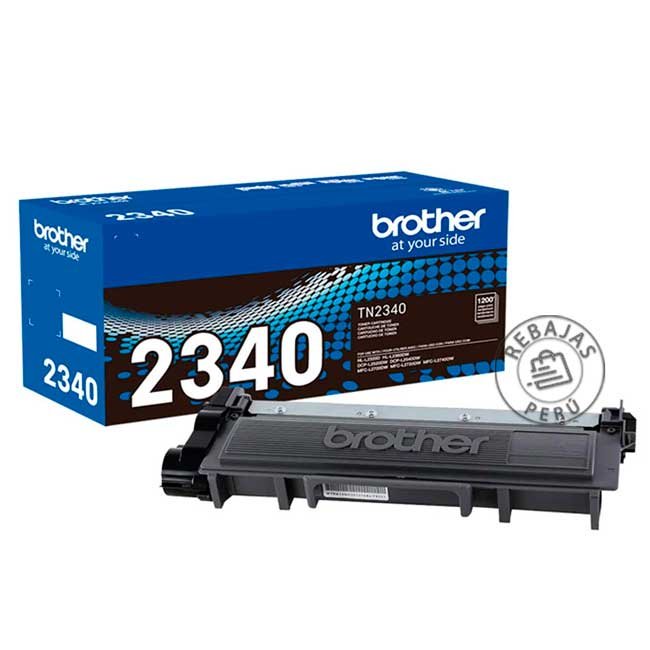 Cartucho Tóner Brother TN-2340 Negro para Impresoras Láser