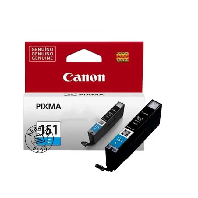 Tinta Canon CLI-151 Cyan original para MG-6210, 5410, IP-7210