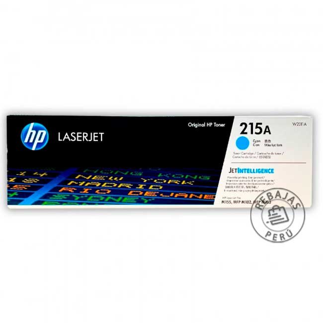 Cartucho Tóner HP W2311A Cyan 215A para LaserJet Pro
