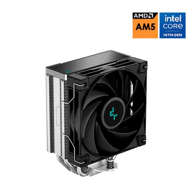 Cooler para Procesador DeepCool AK400 120mm 4 Heatpipes FDB 66.47 CFM LGA1851 AM5