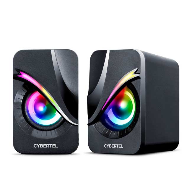 Parlantes Gamer CYBERTEL EXXPERT CBX S301U 2.0″ RGB USB