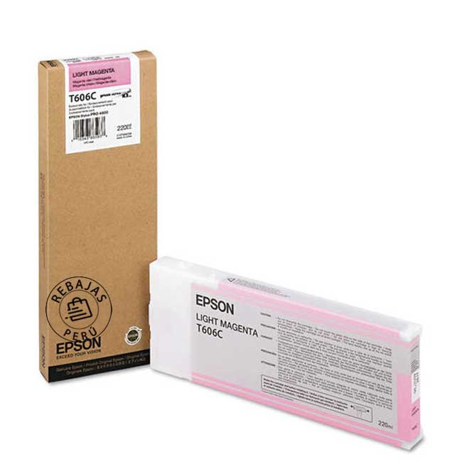 Tinta Epson T606C00 Light Magenta para SP4800 | Calidad y Durabilidad Garantizada