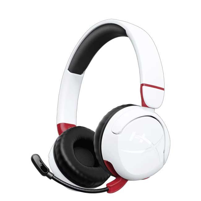 HyperX Cloud Mini Kids Wireless (White) – Auriculares inalámbricos seguros 85 dB