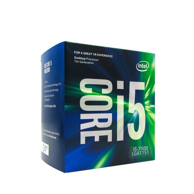 Procesador Intel Core i5-7500 3.4GHz 7ª Gen | 4 Núcleos | Gráficos HD 630 | LGA1151 con Cooler