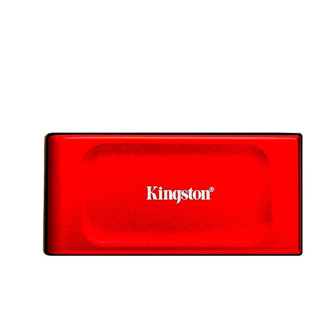 SSD Externo Kingston XS1000R 1TB Rojo | USB 3.2 Gen 2 Tipo-C | Hasta 1050MB/s | Compacto y Portátil
