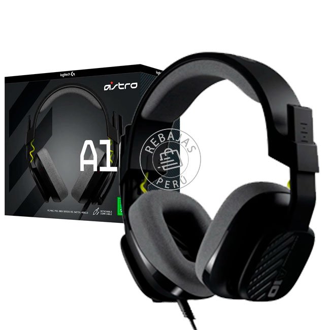 Audífono Gamer Logitech Astro A10 G2 Ps5/ Pc/ Xbox Black Color Negro PS5/PS4