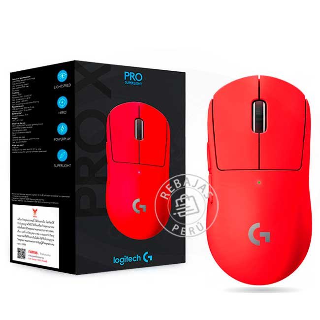 Mouse Logitech G Pro X Superlight Wireless Lightspeed HERO 25K – Mouse Gamer Inalámbrico