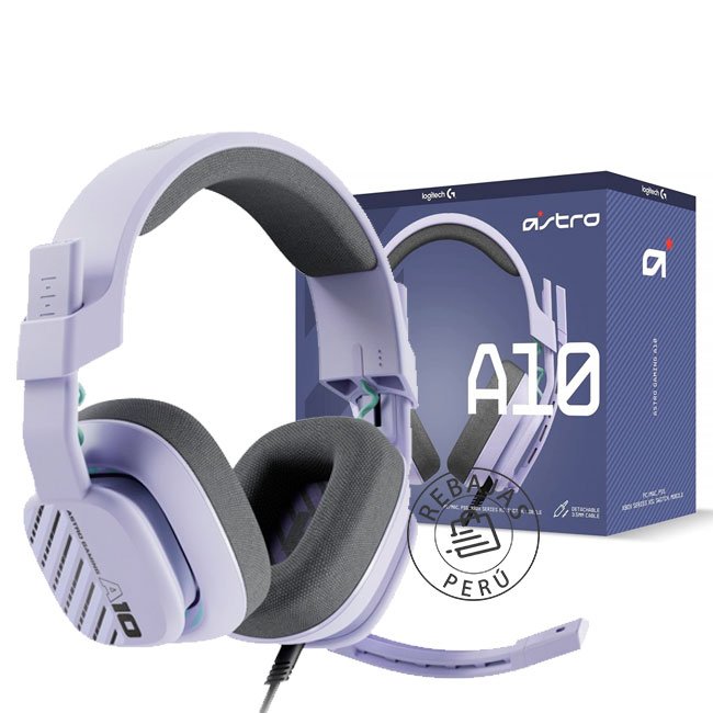 Audífonos Gamer ASTRO A10 G2 con Micrófono Multi-Platform PC/Mac/PS5/Xbox/Switch Lila